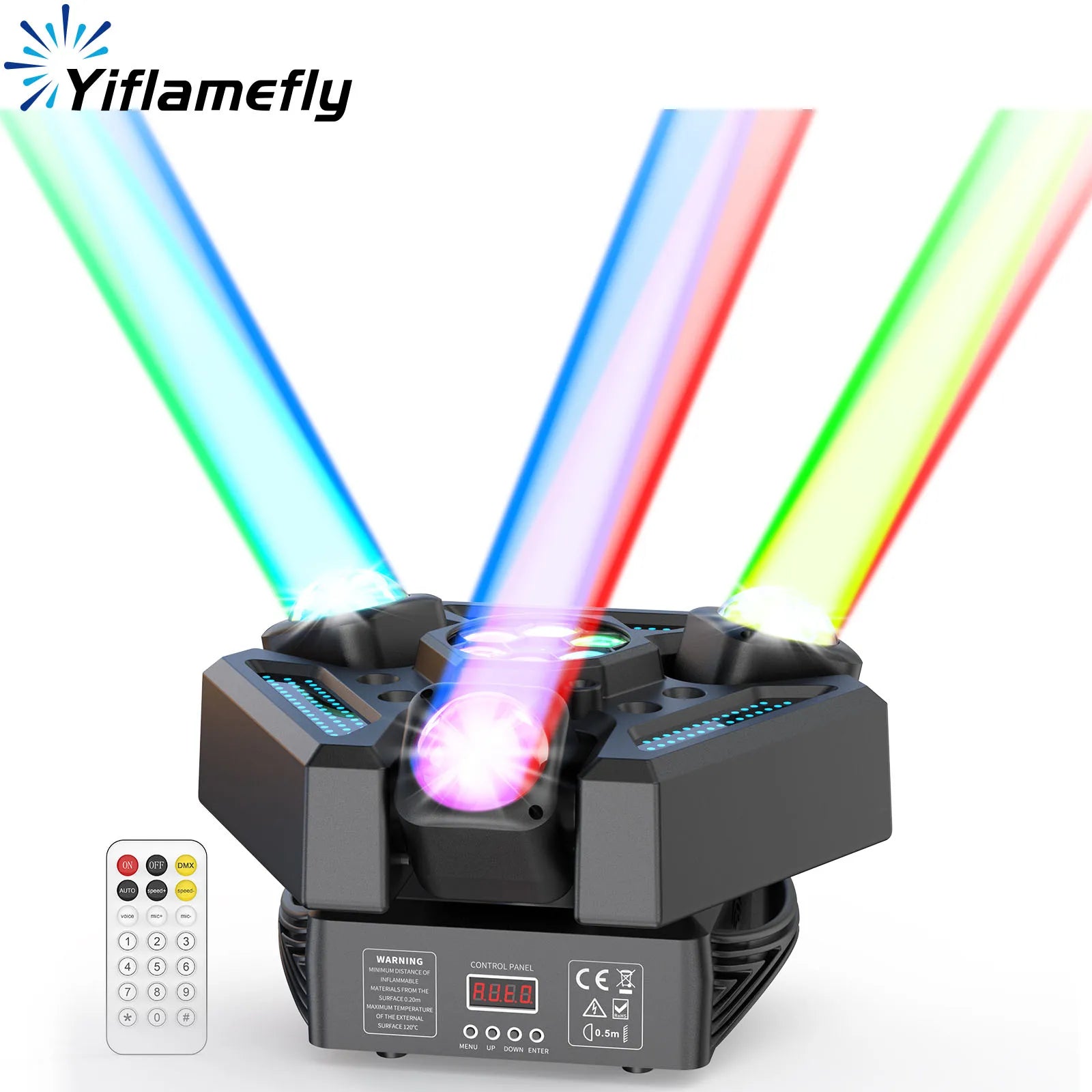 FZ 180W RGBW 3-Arm Moving Head Projection Stage Lighting
