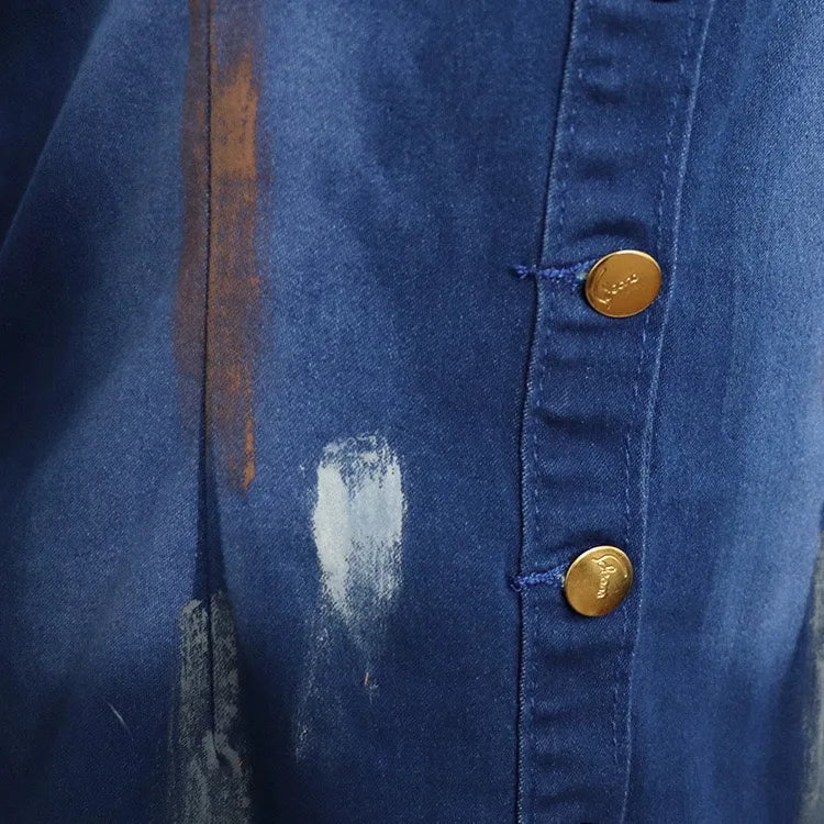 FZ Women's Thick Work Wear Matching Denim Pants Suit - FZwear