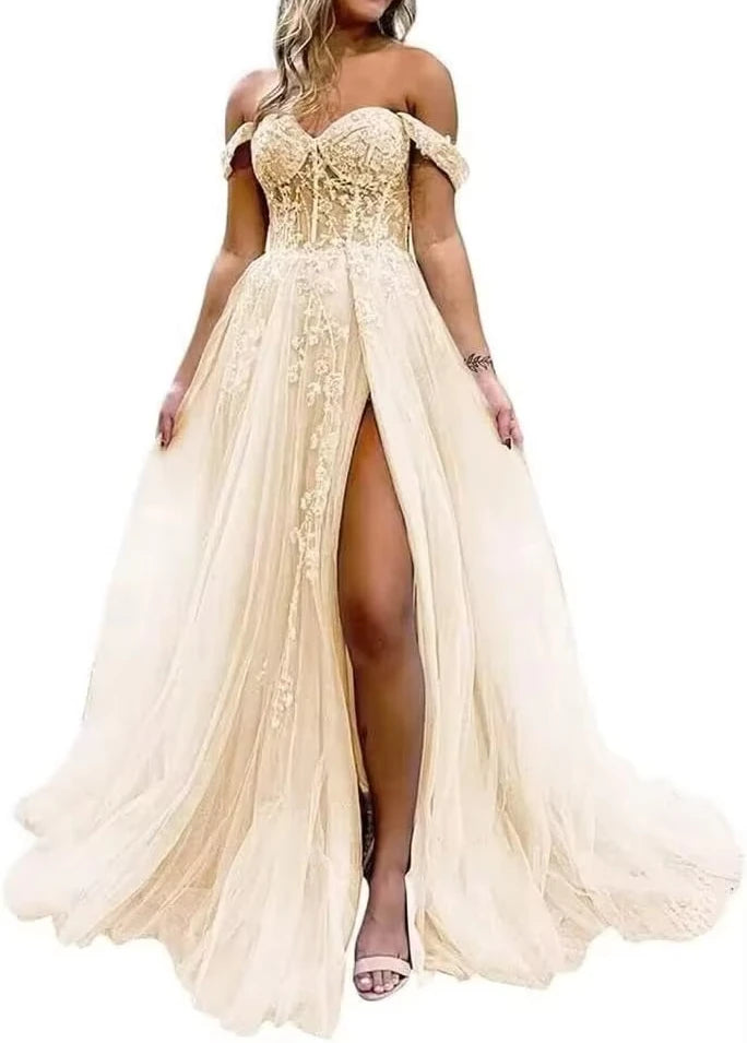 FZ Women's Formal Party Luxury Suitable Request Customized Evening Dress