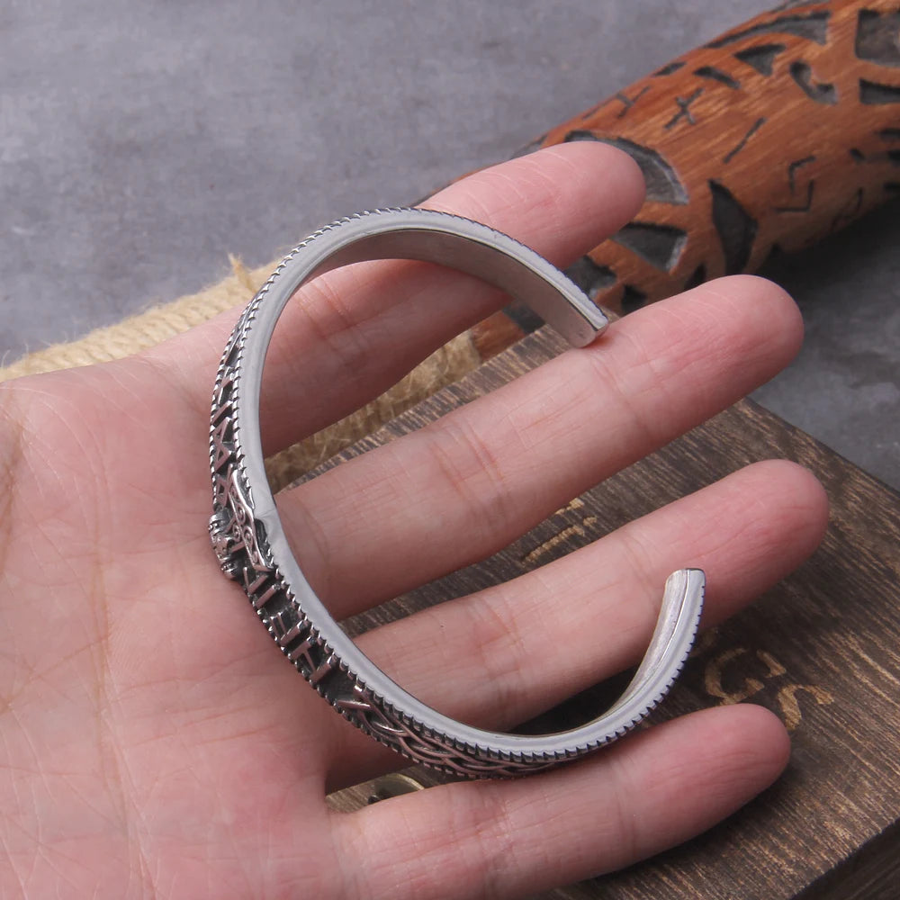 FZ Stainless Steel Nordic Rune Viking Bracelet - FZwear