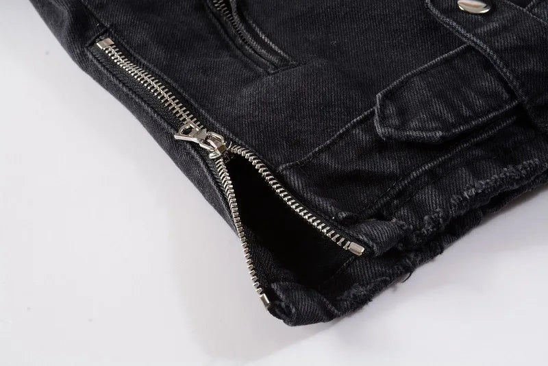 FZ Men's ""Marcel"" Biker Denim Jacket"