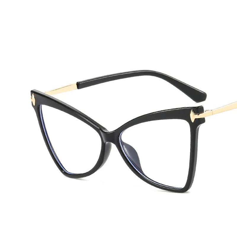 FZ Cat Eye Oversized Butterfly Triangle Sunglasses