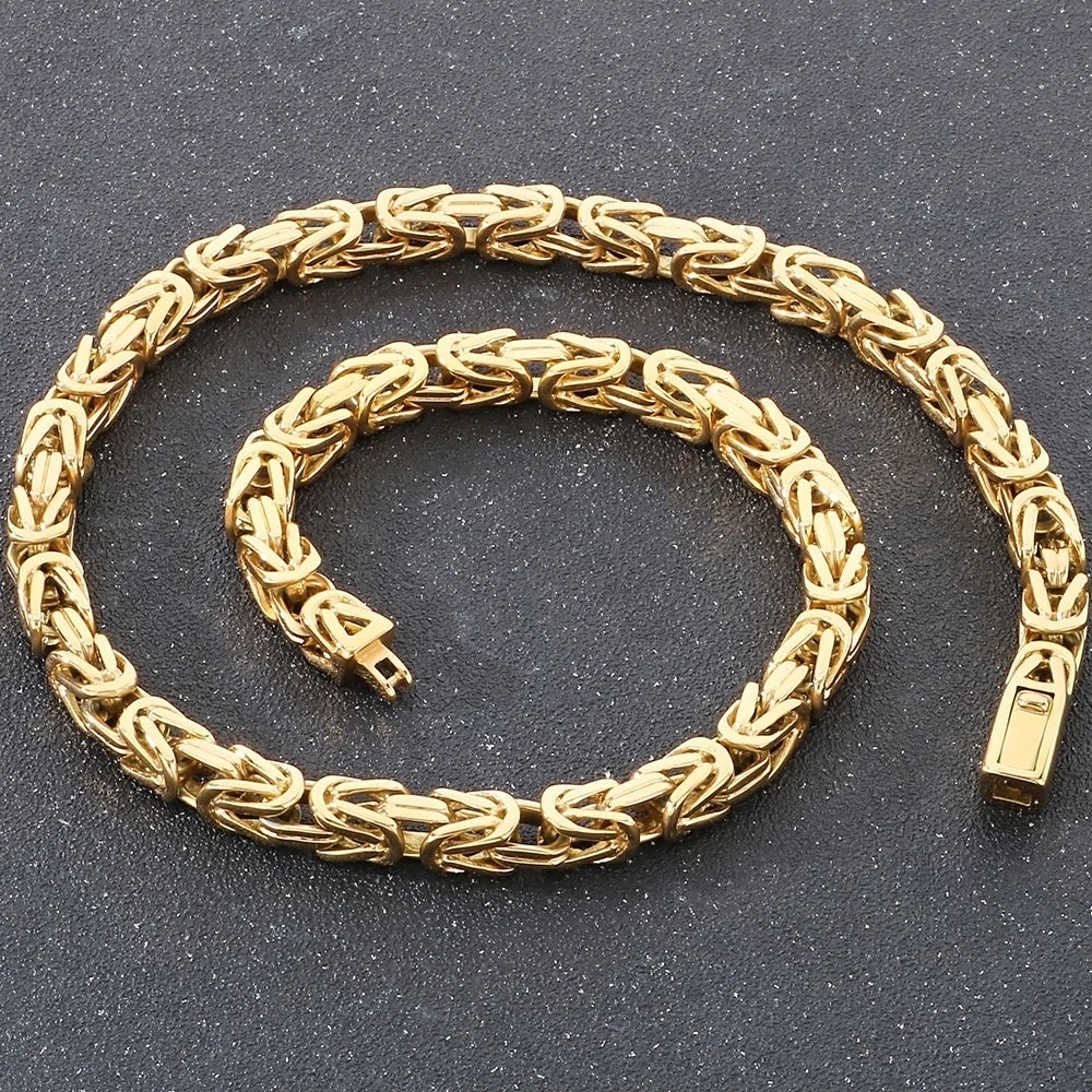 FZ Chain Link Stainless Steel Necklace