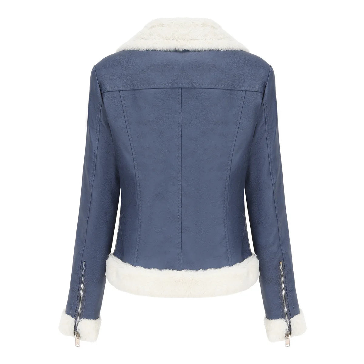 FZ Women's Faux Leather Cold Coat Jacket - FZwear