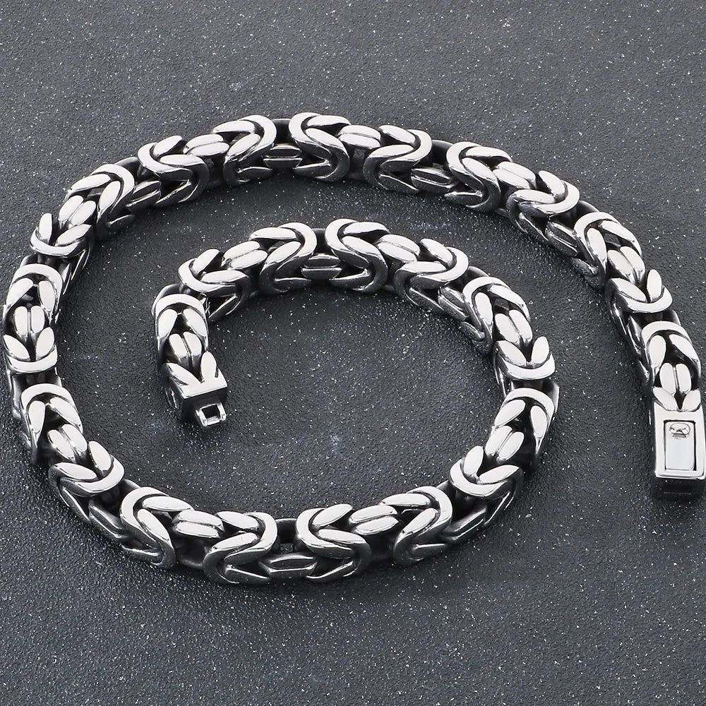 FZ Chain Link Stainless Steel Necklace