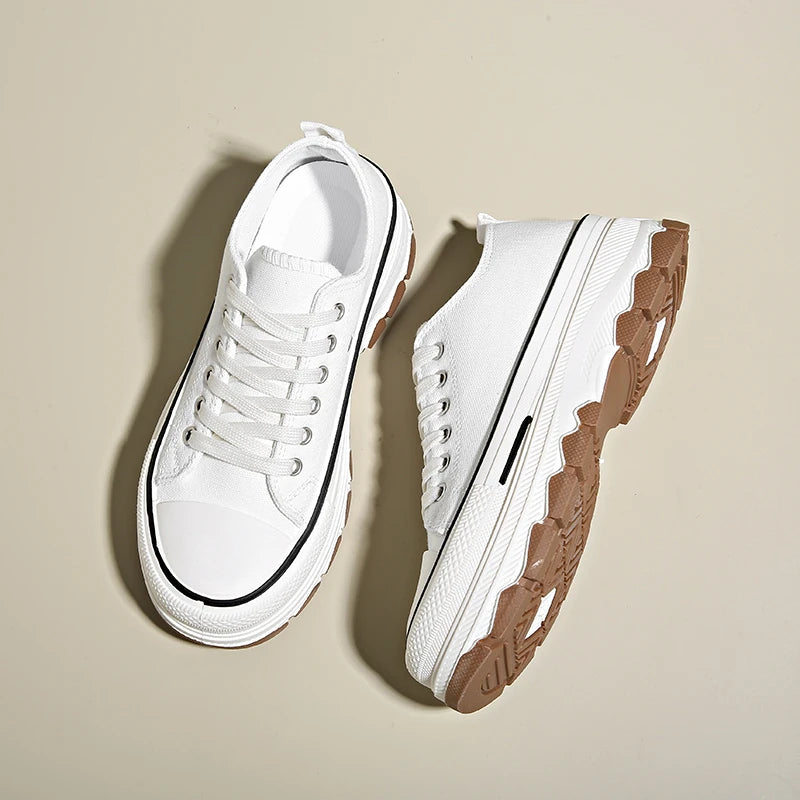 FZ Women's Vulcanize Platform Canvas Shoes