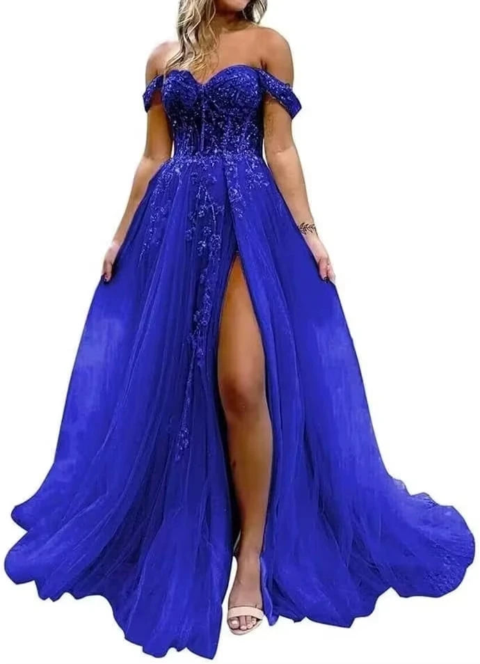 FZ Women's Formal Party Luxury Suitable Request Customized Evening Dress