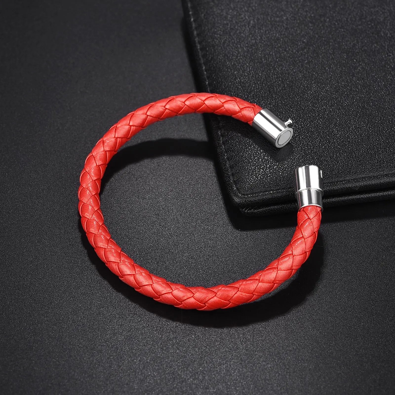 FZ Hand-Woven Leather Rope Magnetic Bracelet - FZwear