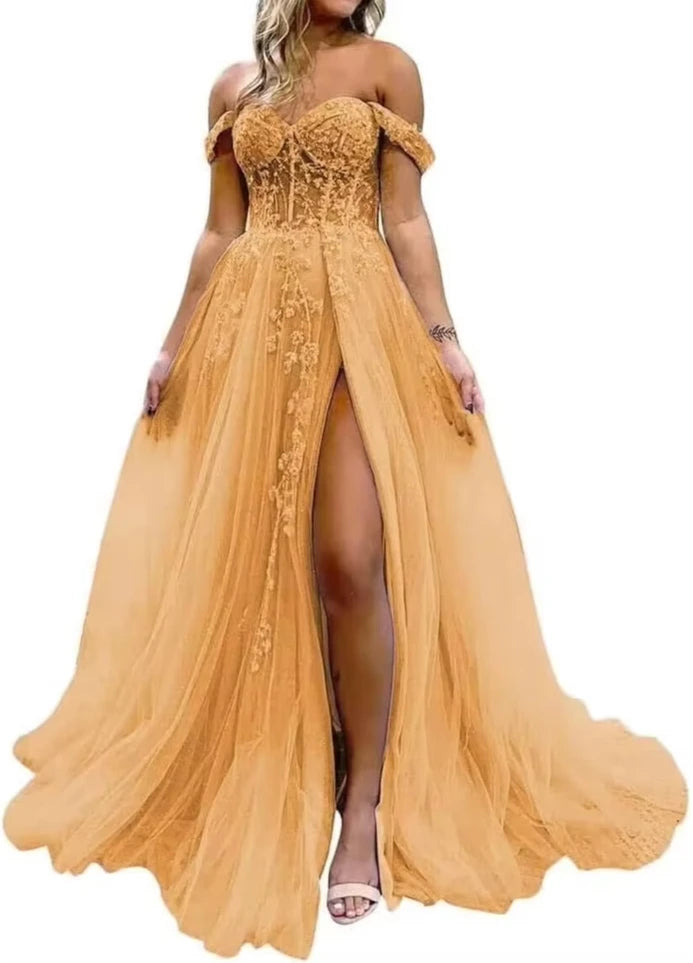 FZ Women's Formal Party Luxury Suitable Request Customized Evening Dress