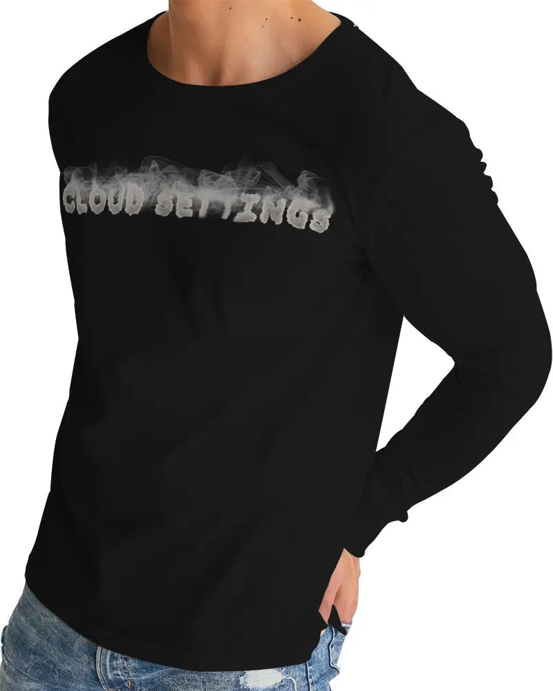 SMOKIN BLACK Men's Long Sleeve Tee Kin Custom