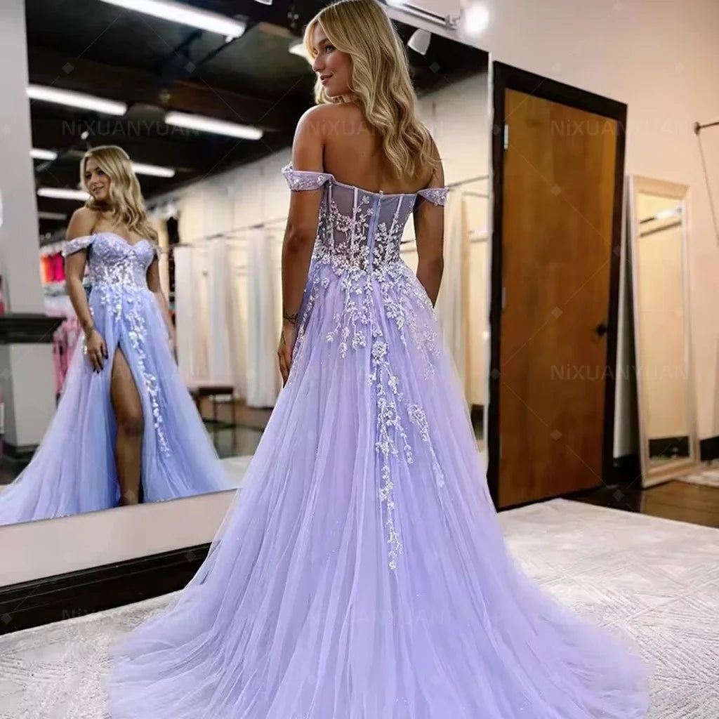 FZ Women's Formal Party Luxury Suitable Request Customized Evening Dress