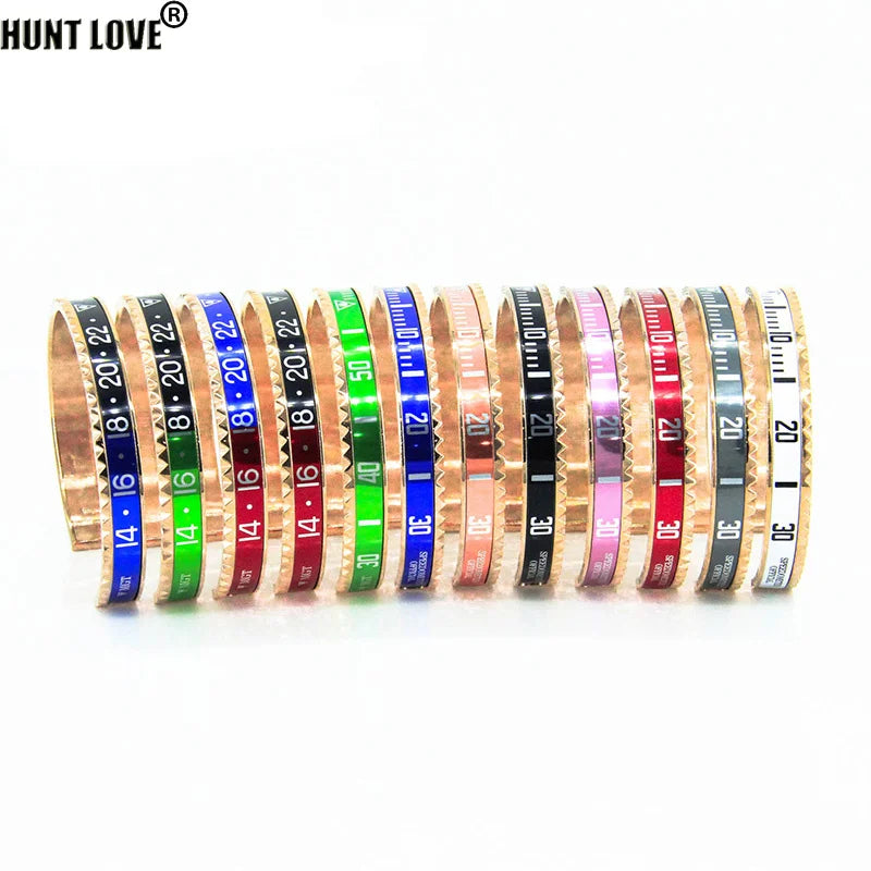 FZ stainless steel 12 colors cuff bracelet - FZwear