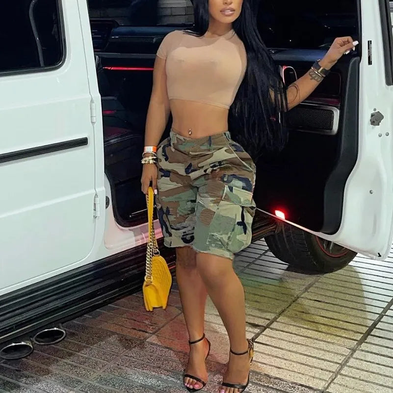 FZ Women's High Quality Camouflage Shorts DSers