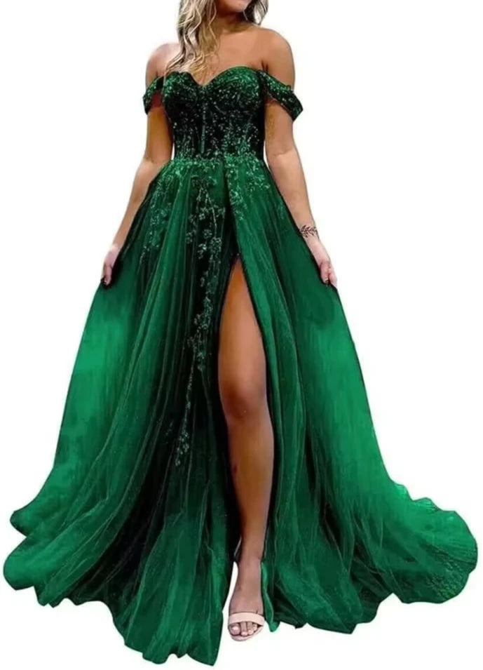 FZ Women's Formal Party Luxury Suitable Request Customized Evening Dress