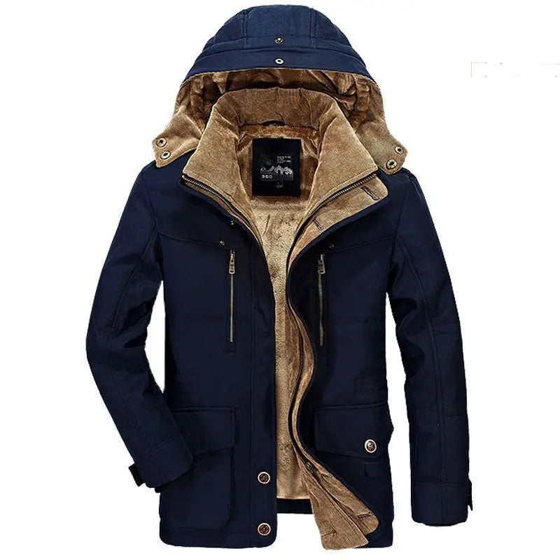 FZ Men's Fleece Thermal Hooded Jacket
