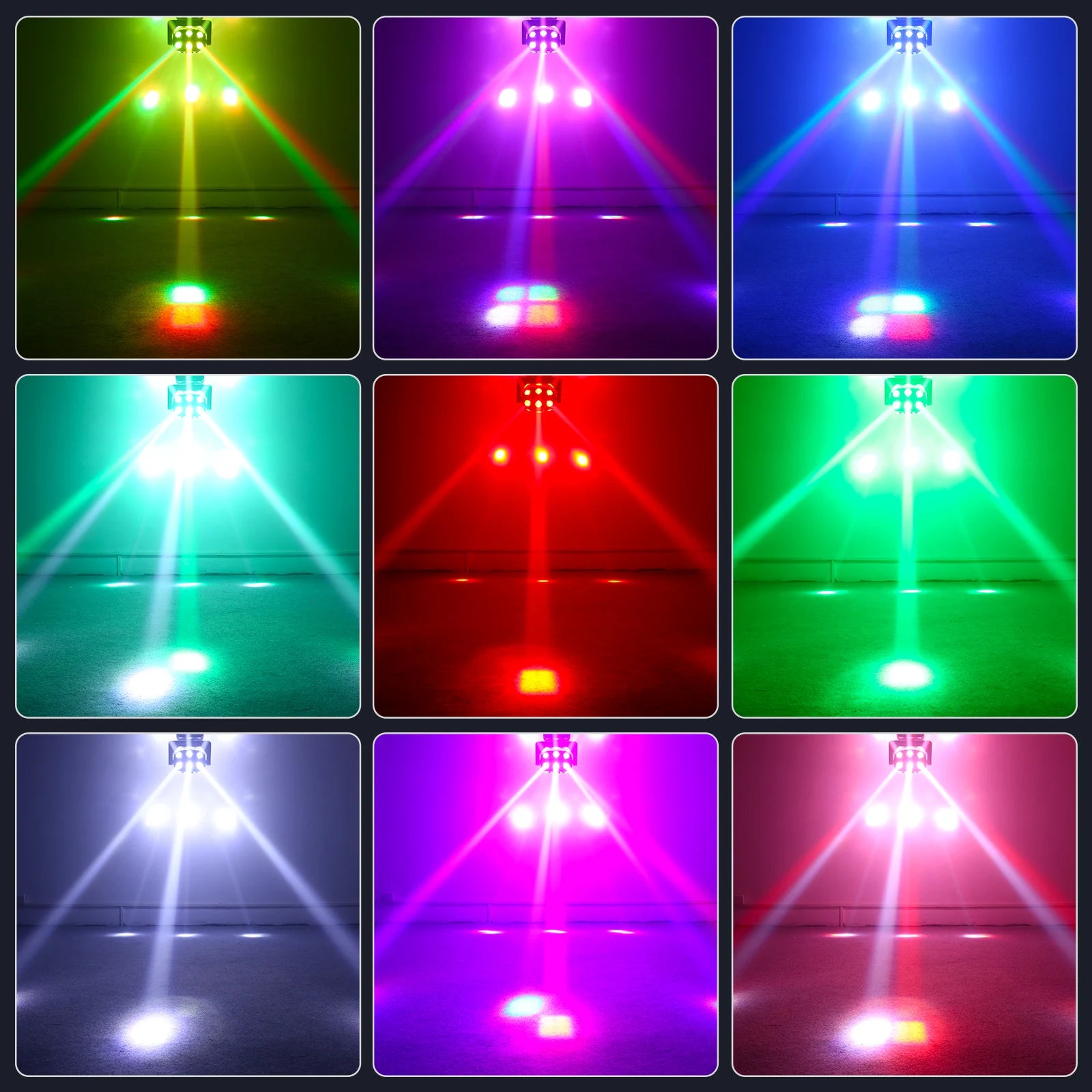 FZ 180W LED Mini Moving Head Sound Activated DMX512 Strobe Lighting