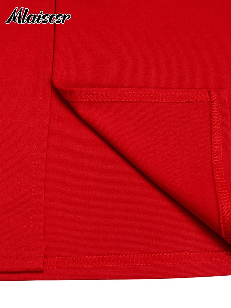 FZ Women's Long Flare Sleeves O Neck Mid Evening Dress