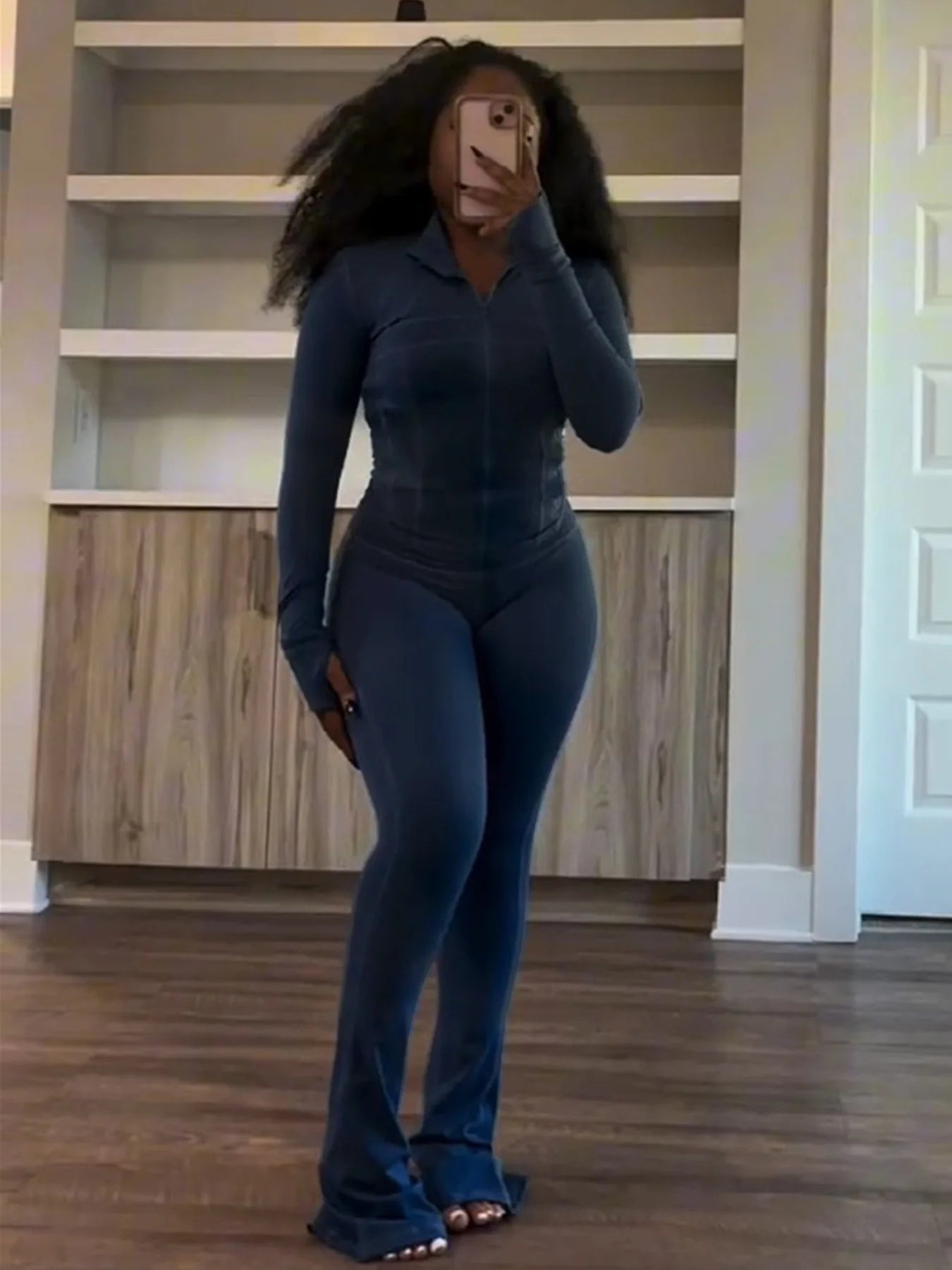 FZ Women's Streetwear Two Piece Pants Suit