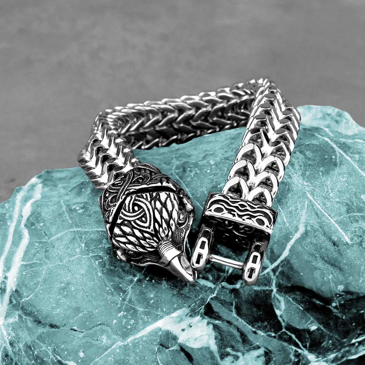 FZ Stainless Steel Never Fade Raven Head Bracelet - FZwear