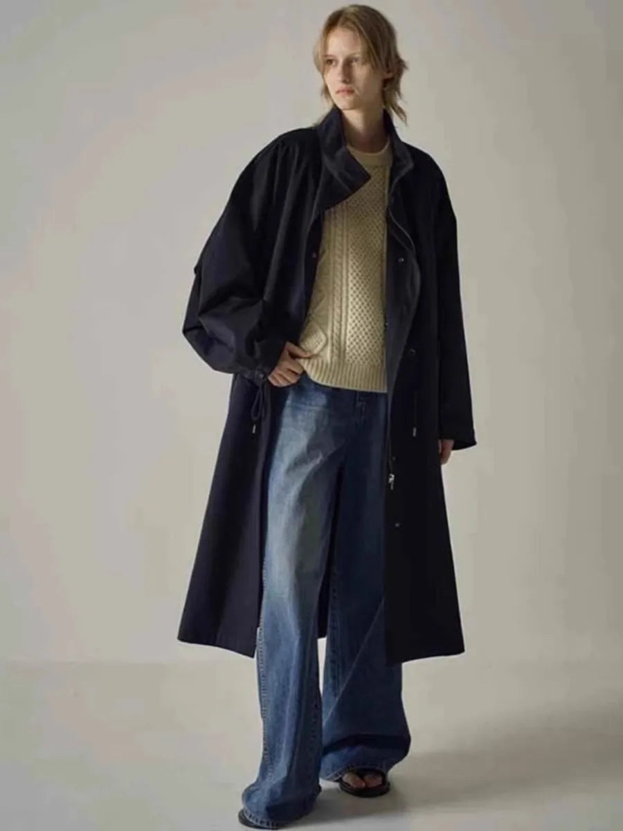 FZ Women's High-waisted Wide-leg Y2k Denim Pants - FZwear