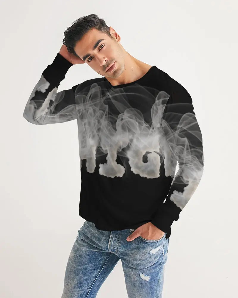 Smoking the highest Men's Long Sleeve Tee Kin Custom