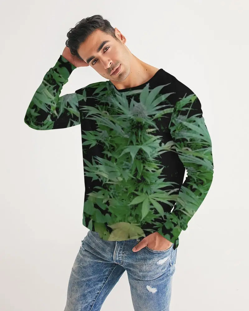 THE BUD - DARKER SHADE Men's Long Sleeve Tee Kin Custom