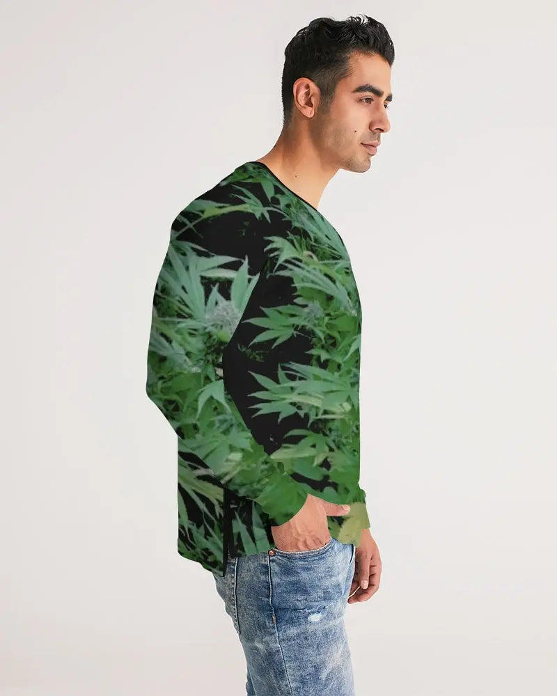 THE BUD - DARKER SHADE Men's Long Sleeve Tee Kin Custom