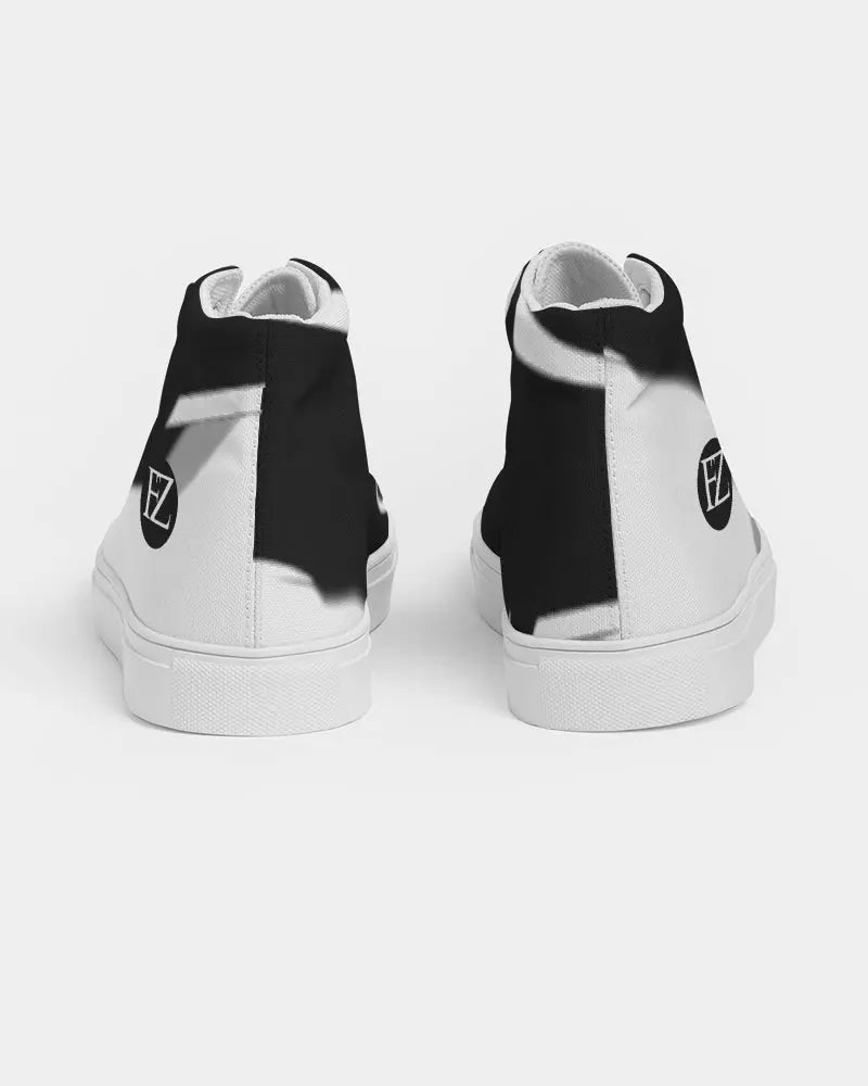 THE WHITE BULL Men's Hightop Canvas Shoe Kin Custom