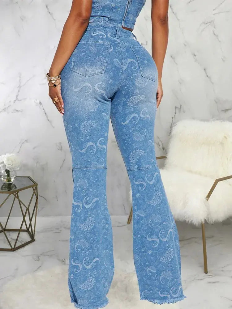 Trends Streetwear Blue Jeans Woman Korean Fashion Denim Y2k Vintage Clothes Women's Pants Straight Leg Jeans Woman High Waist FZwear