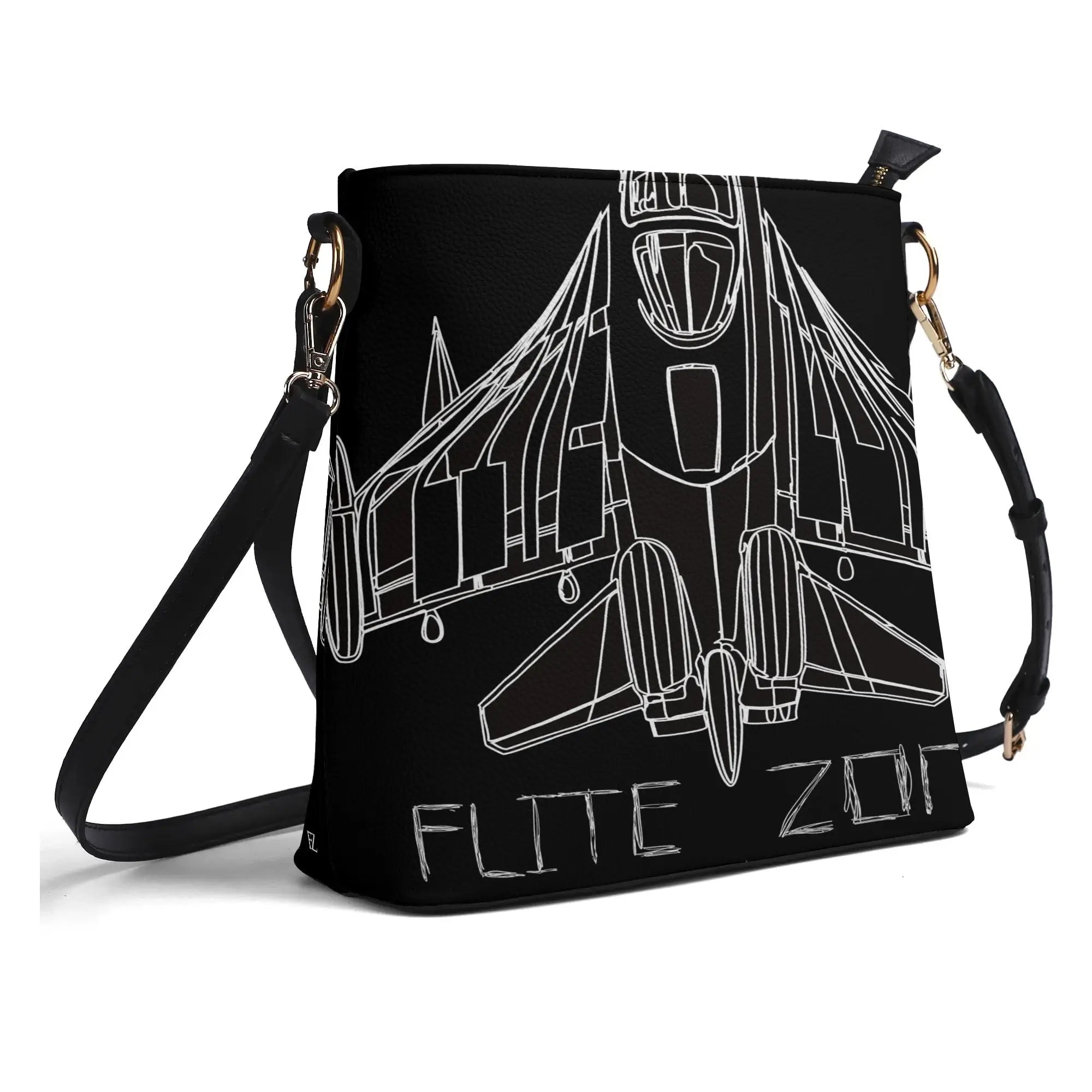 Womens PU Bucket Bag Shoulder Bag popcustoms