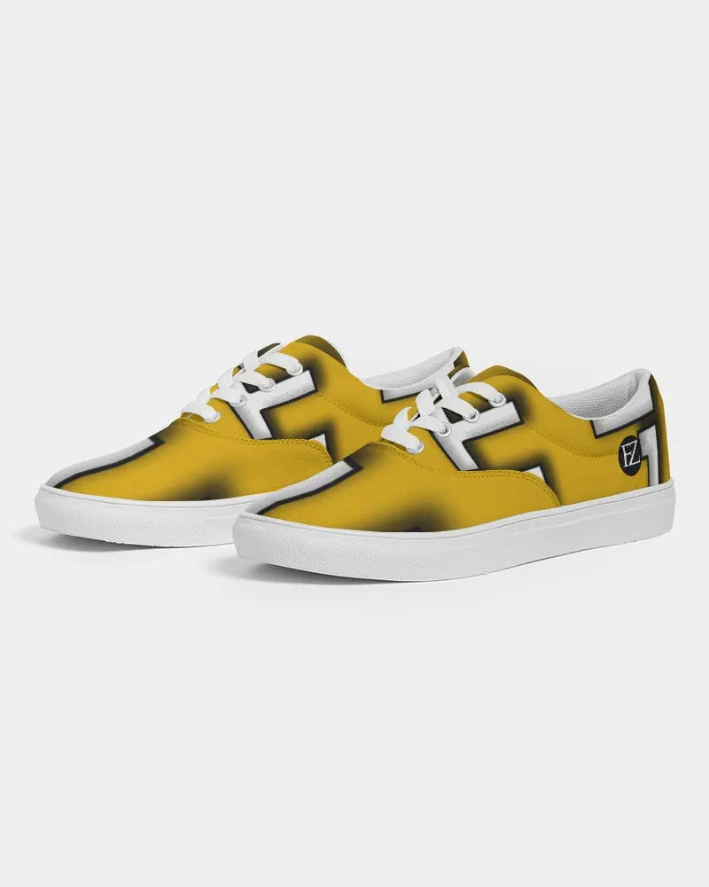 YELLOW ZONE Men's Lace Up Canvas Shoe Kin Custom