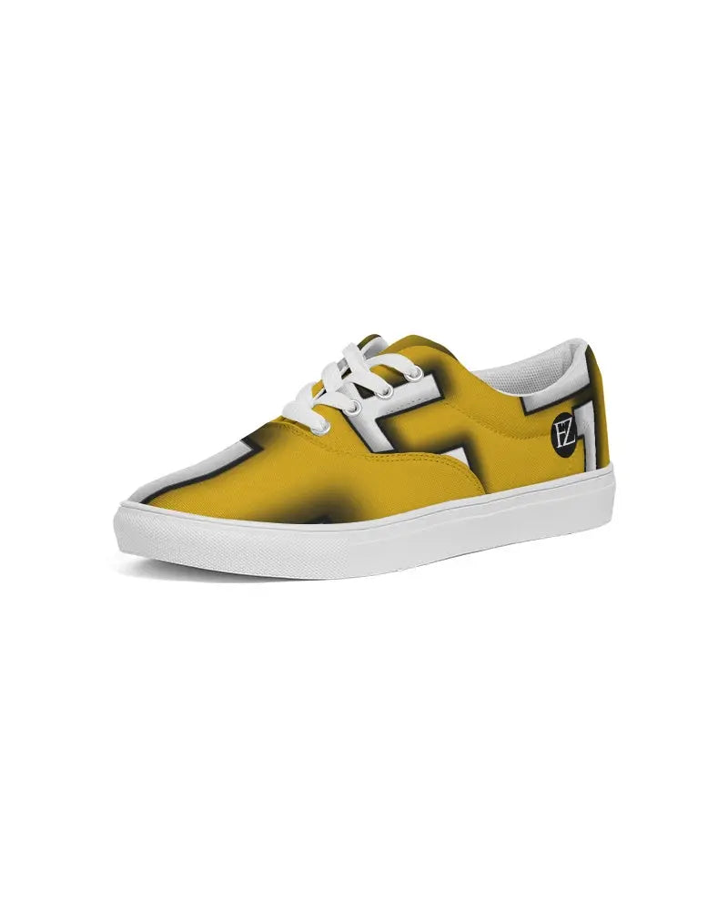 YELLOW ZONE Men's Lace Up Canvas Shoe Kin Custom