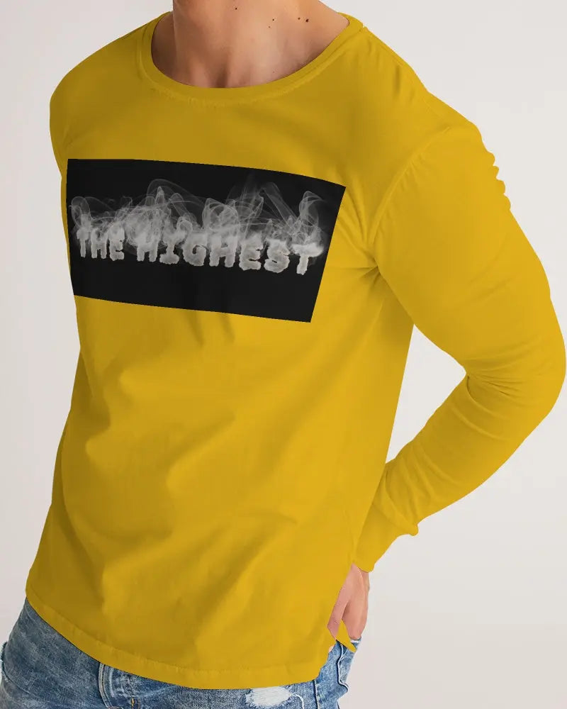YELLOW ZONE Men's Long Sleeve Tee Kin Custom