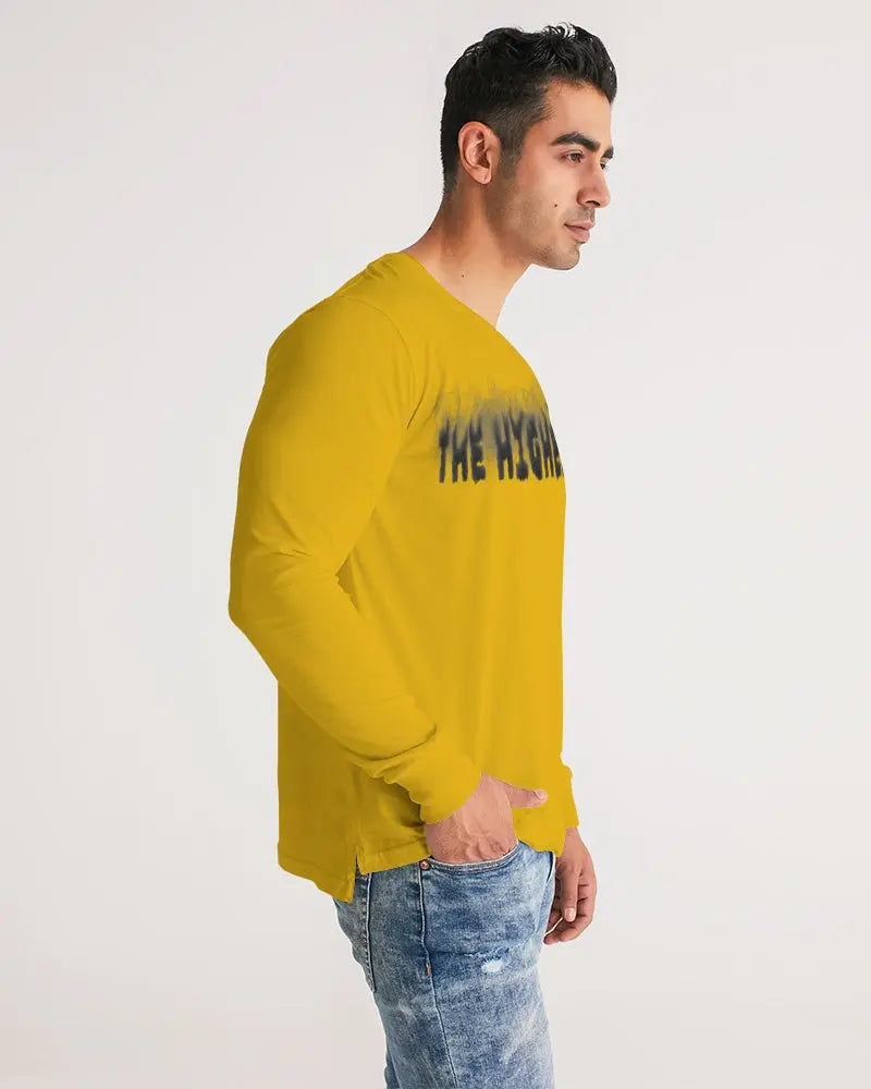 YELLOW ZONE Men's Long Sleeve Tee Kin Custom