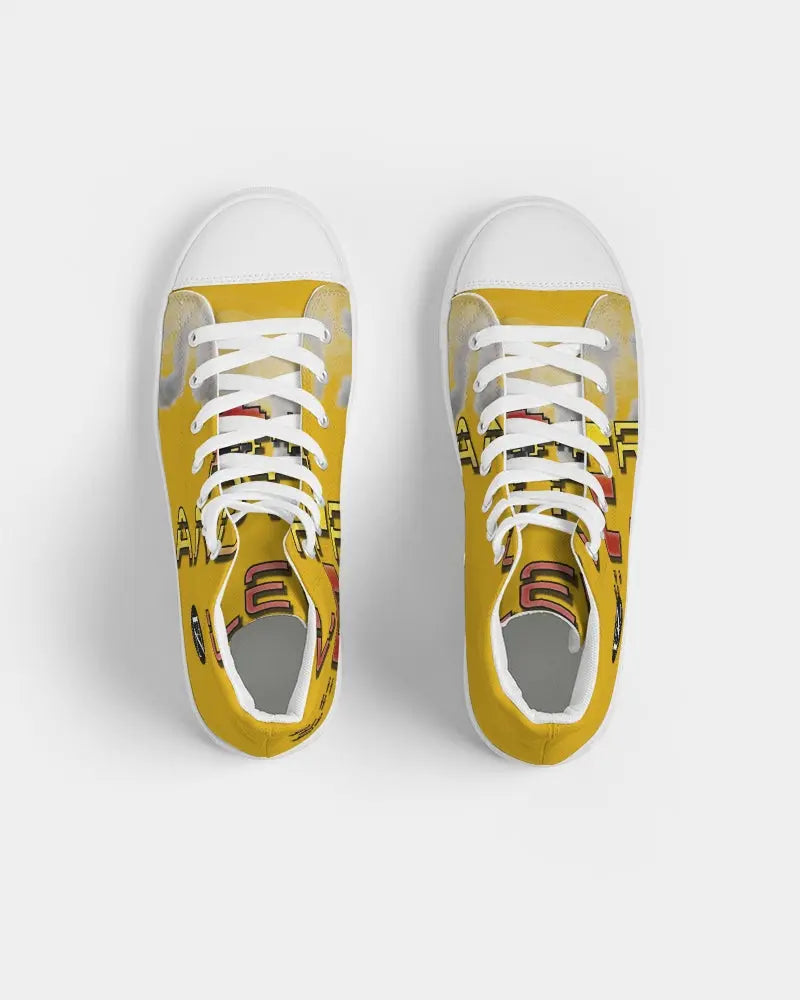YELLOW ZONE Women's Hightop Canvas Shoe Kin Custom