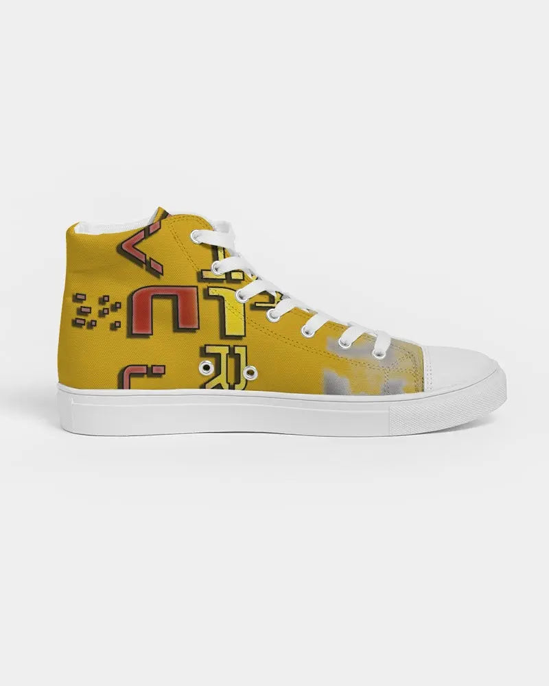 YELLOW ZONE Women's Hightop Canvas Shoe Kin Custom