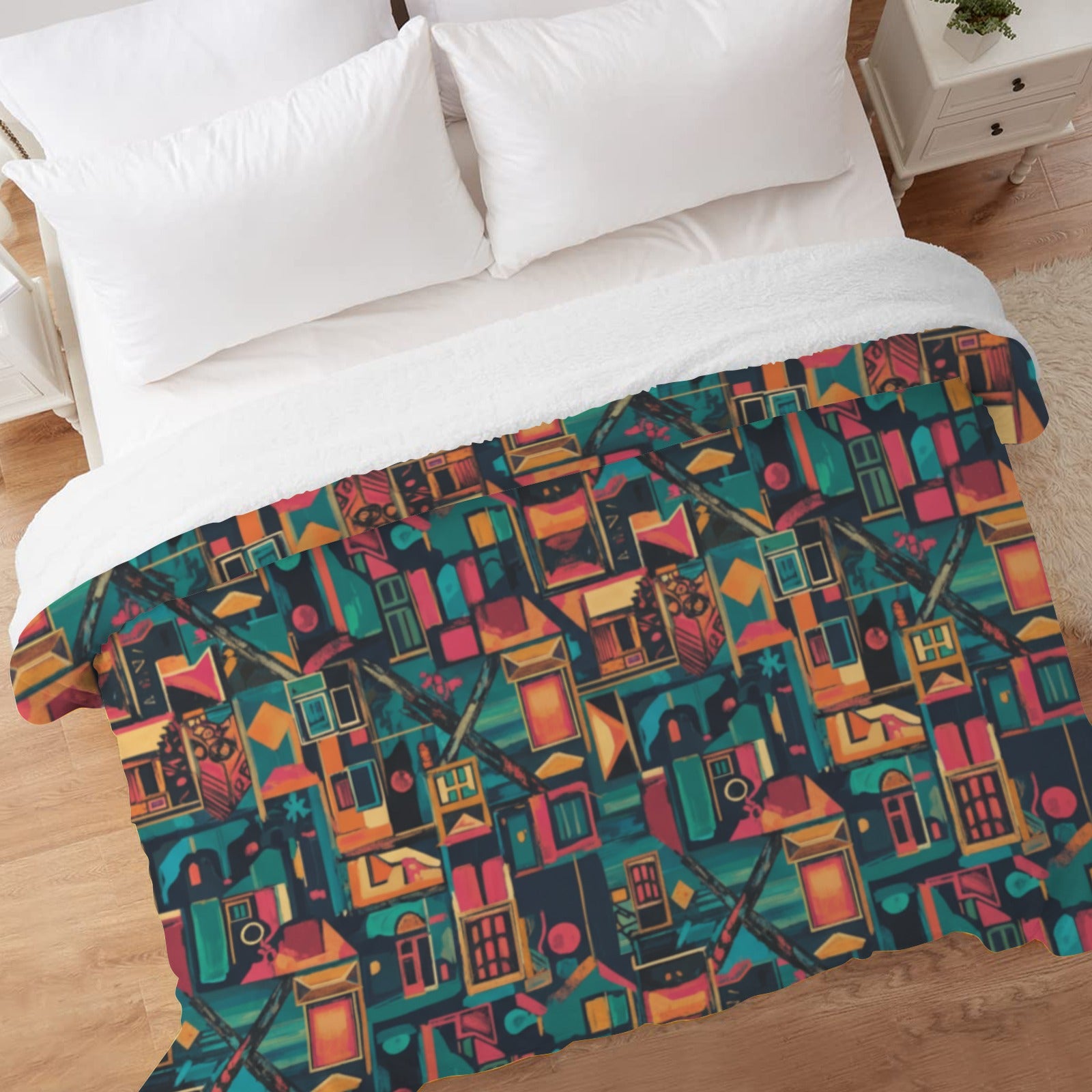 FZ Original Cipher Sherpa Fleece Blanket