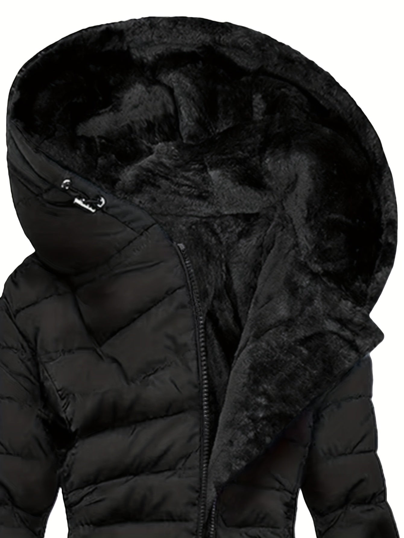 FZ Women's Zip Long Sleeve Slim Fit Faux Edge Mid-Length Lightweight Jacket