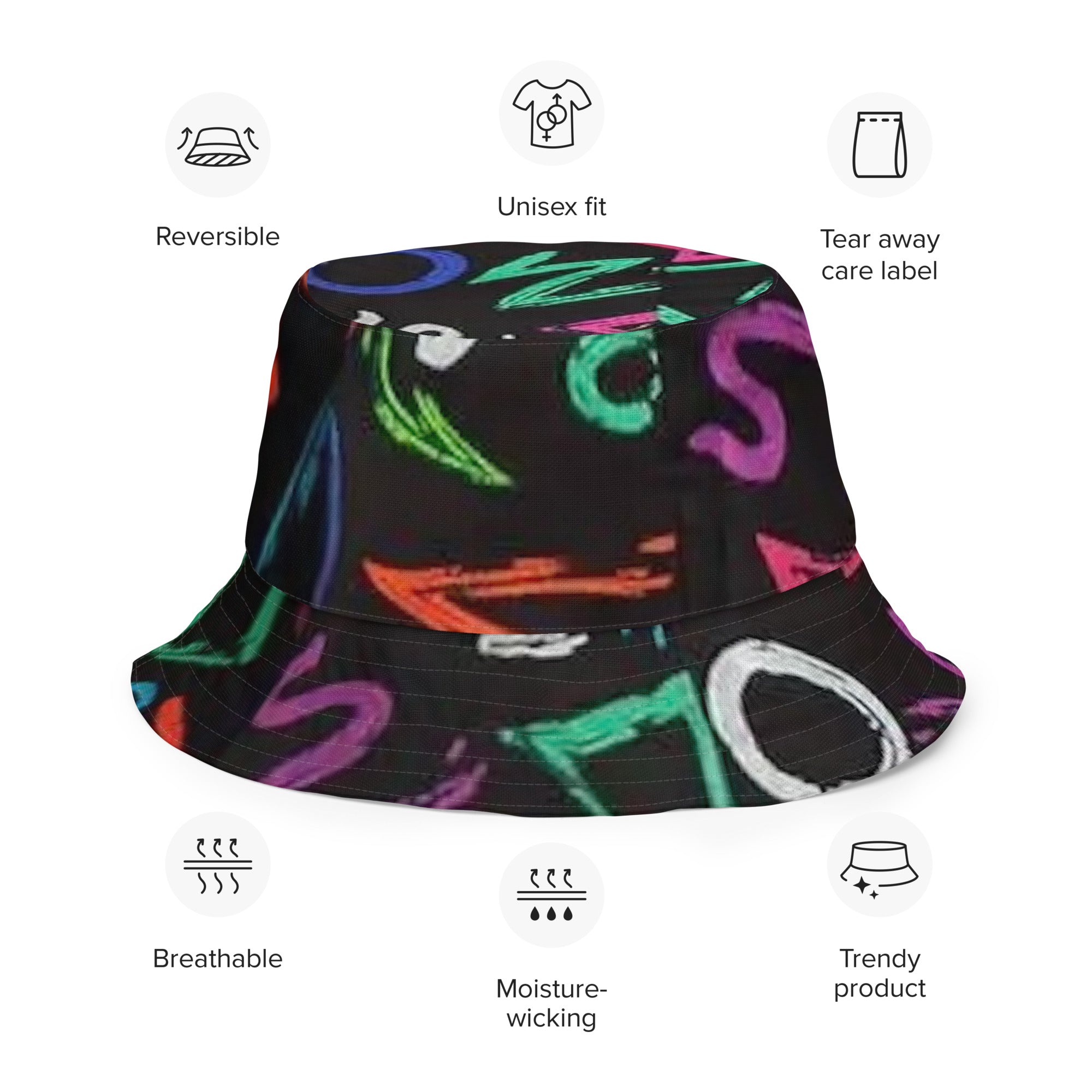 FZ Unisex Reversible bucket hat - FZwear