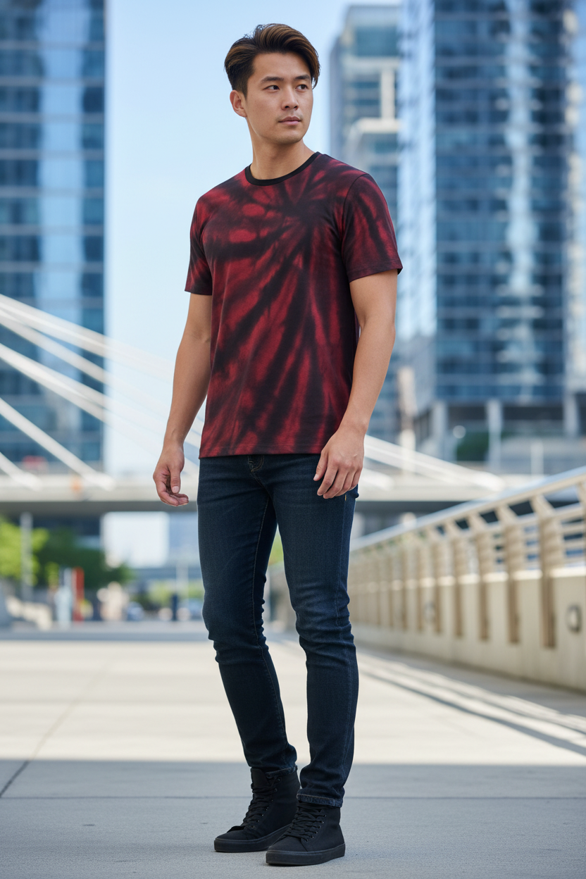 Asian male model lifestyle