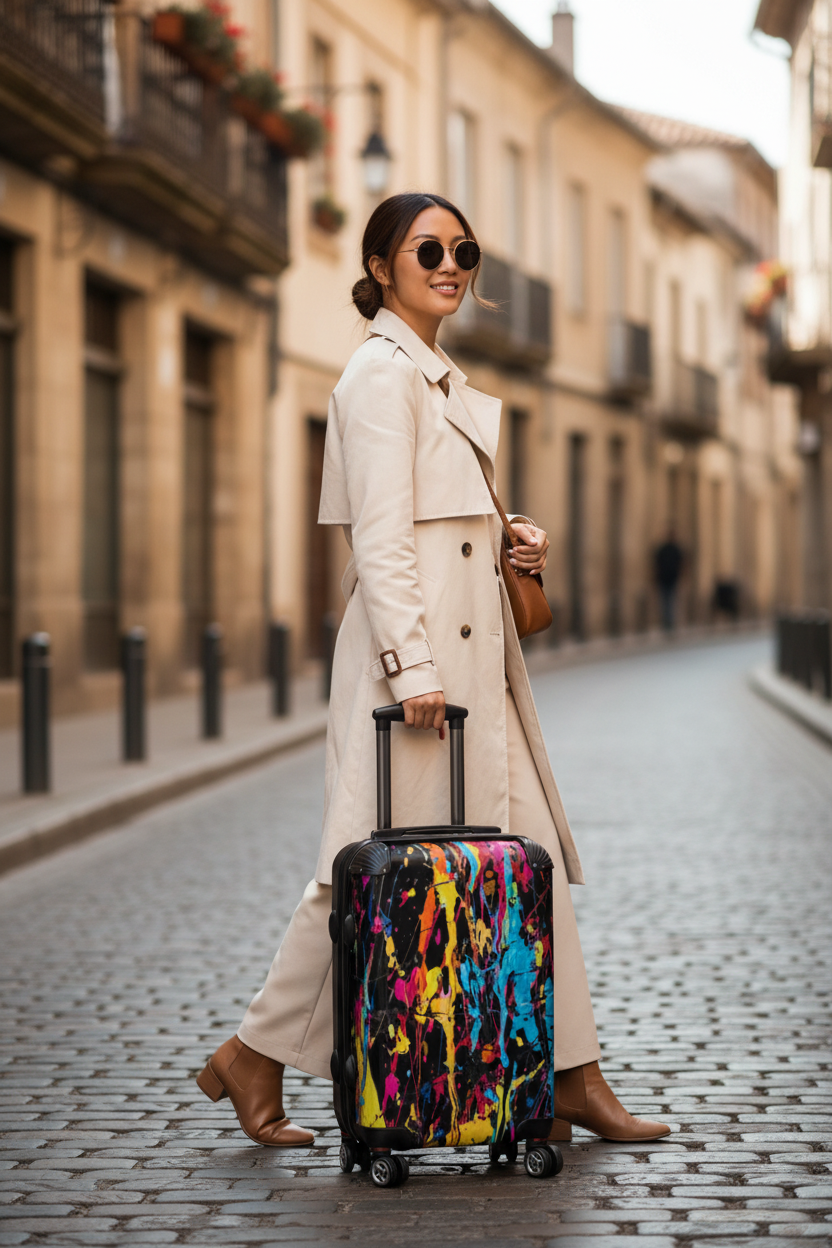 Asian model - European Street