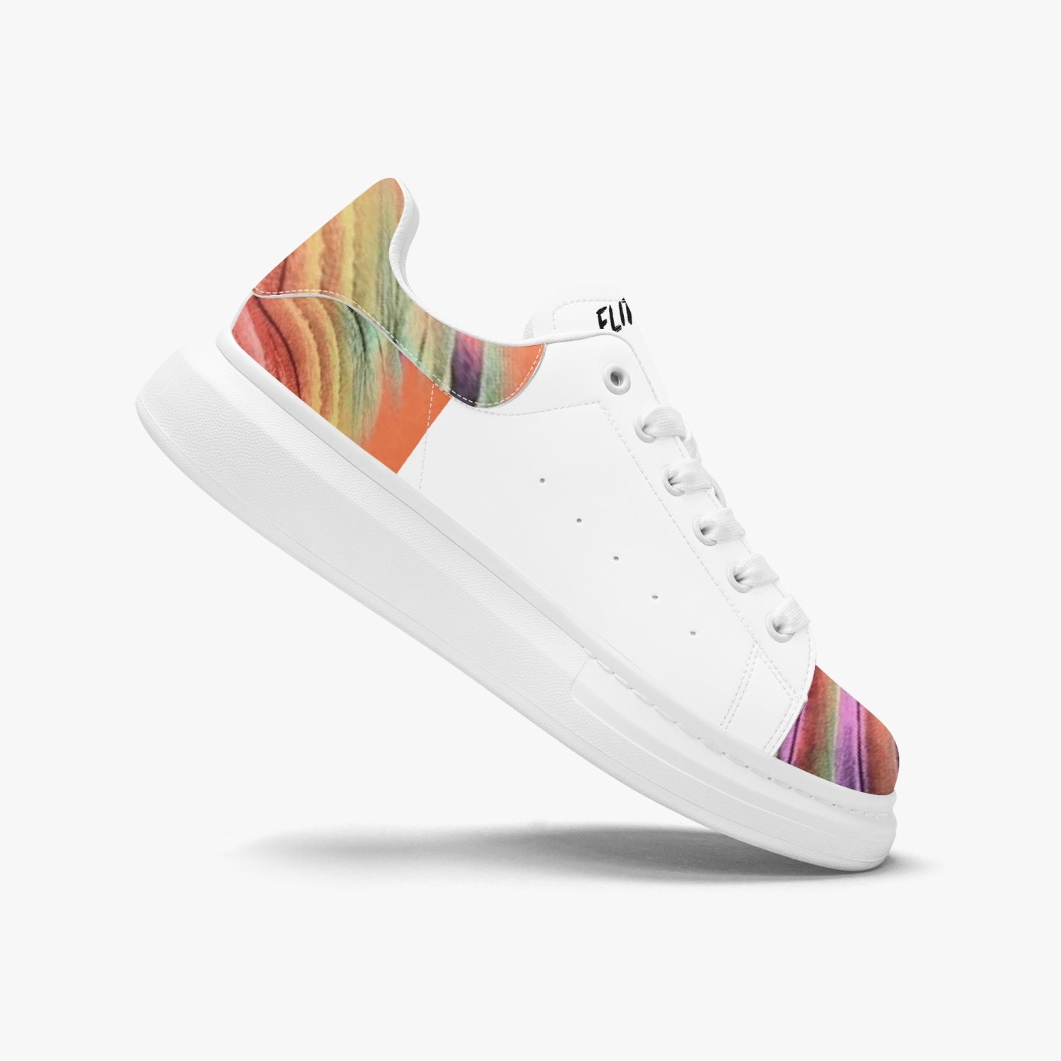 FZ Unisex Leather Oversized Sneakers JetPrint