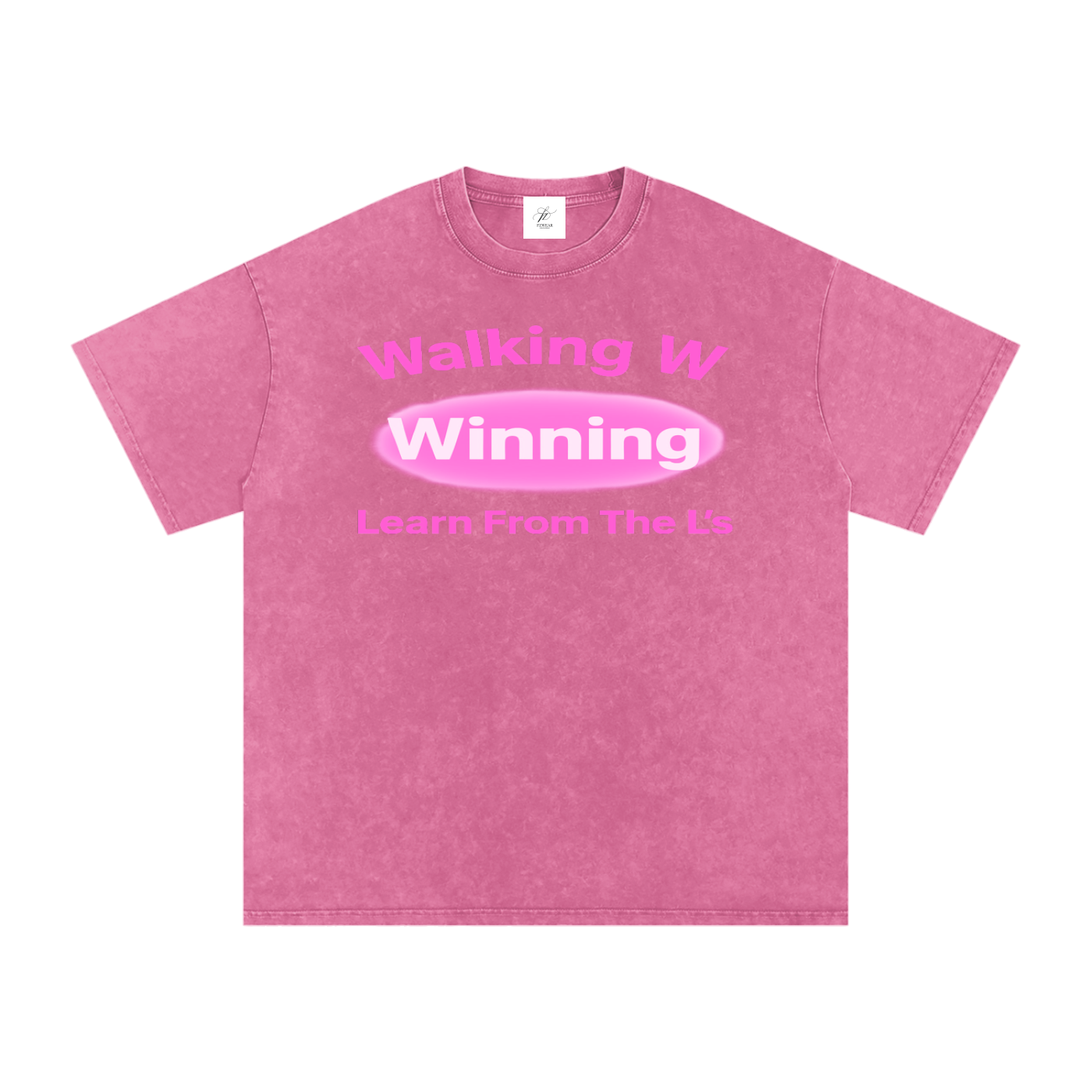 FZ Unisex Acid Wash Winning Oversize Tee