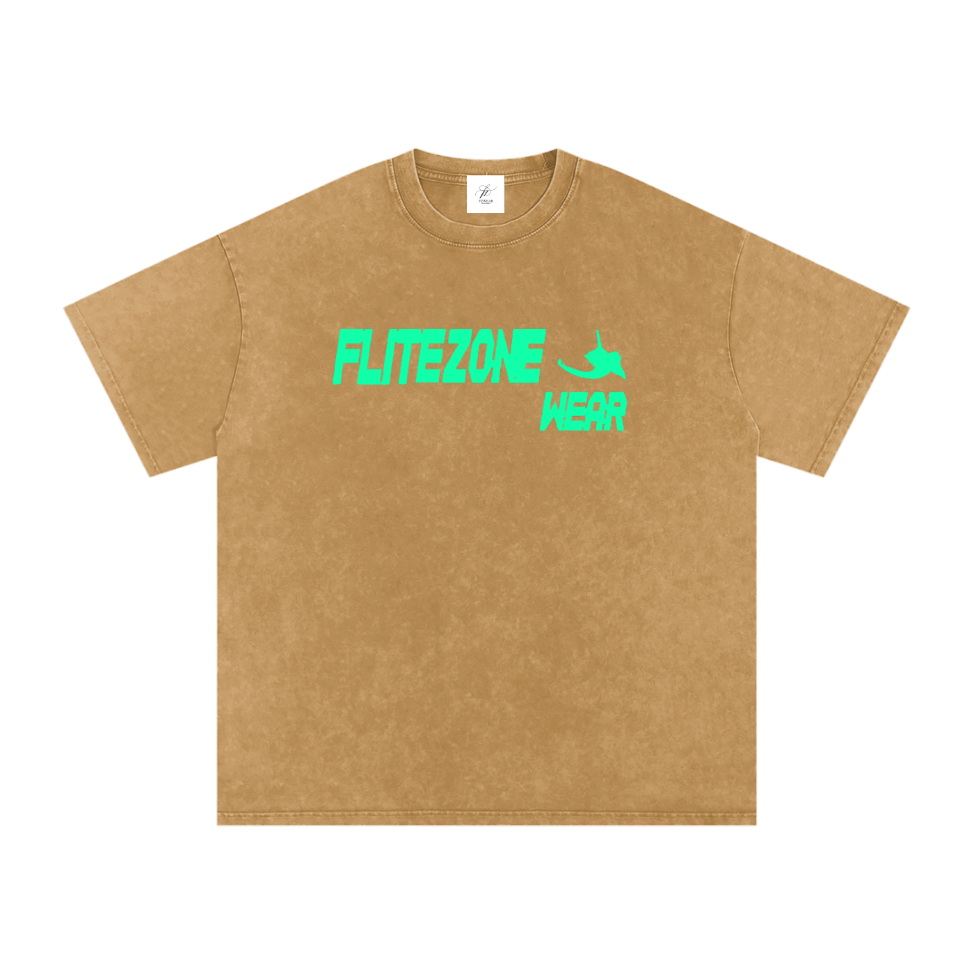 FZ Unisex Snow Washed Oversized Cotton Tee