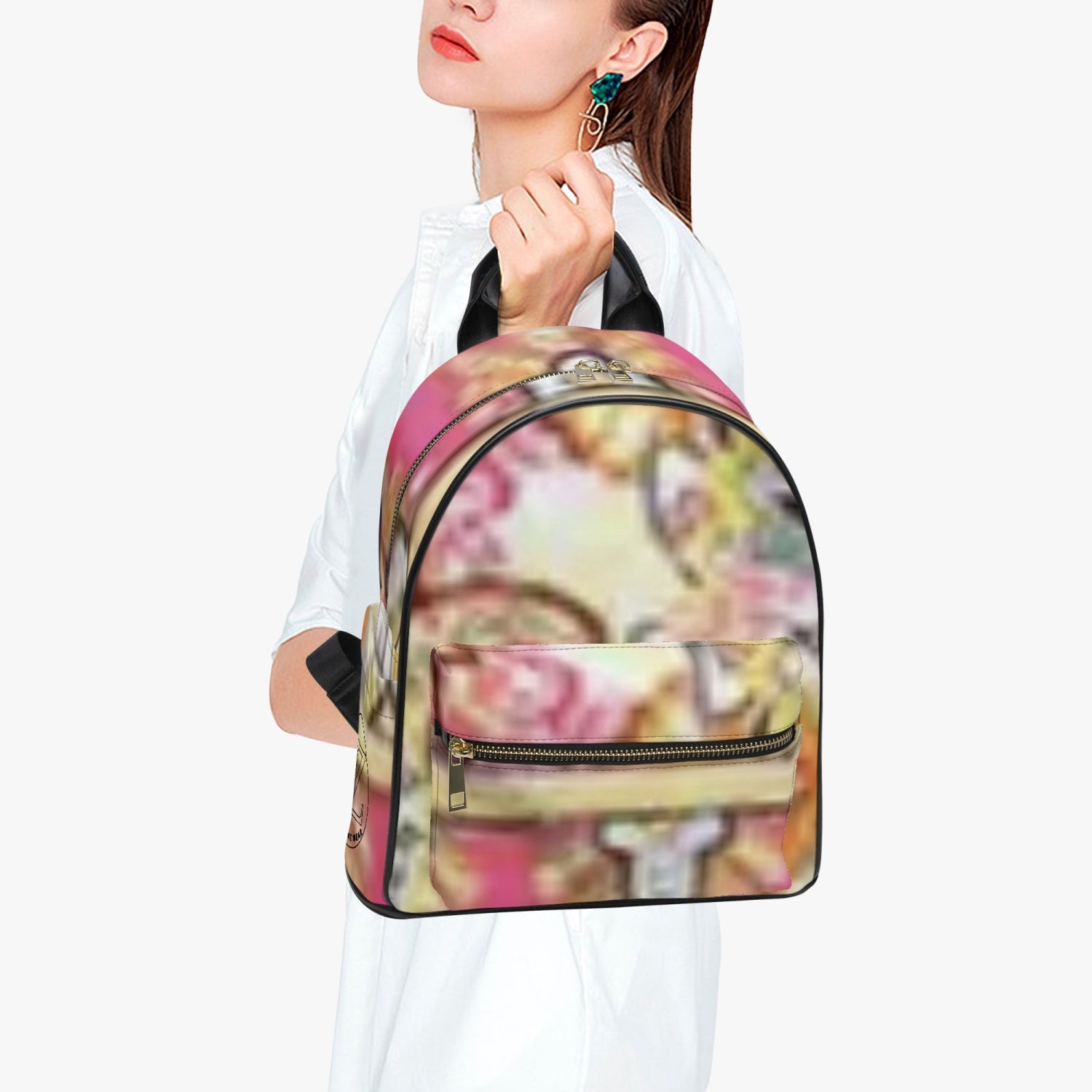 FZ African Printed PU Backpack - FZwear