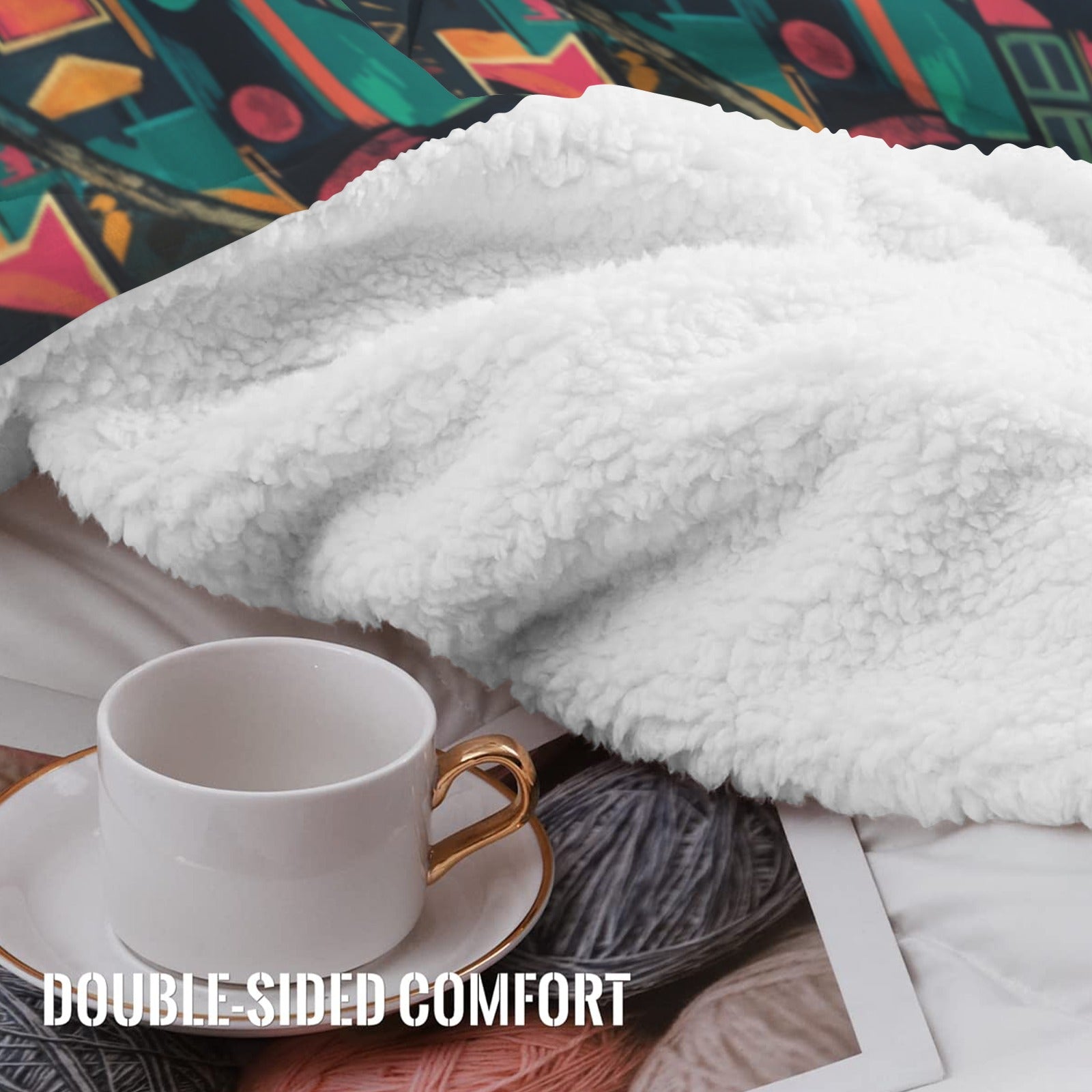 FZ Original Cipher Sherpa Fleece Blanket