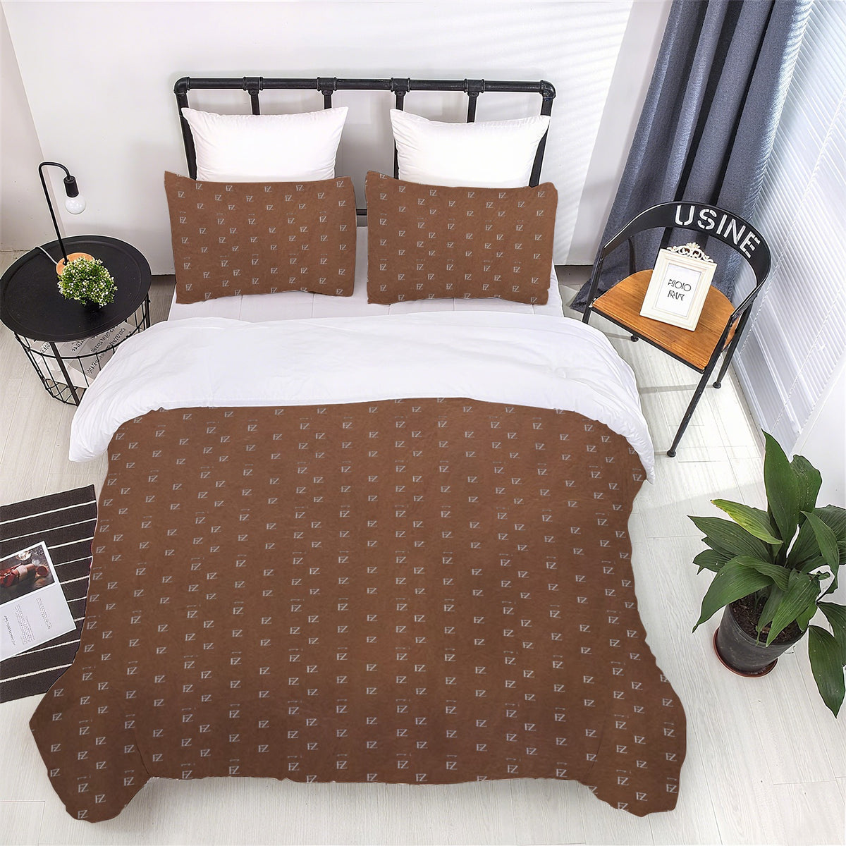 FZ Original Monogram 3-Piece Bedroom Set