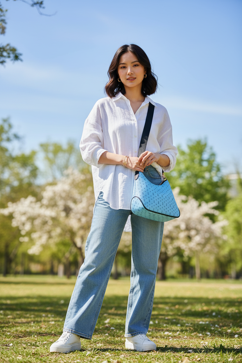 Blue Monogram Bag - Park
