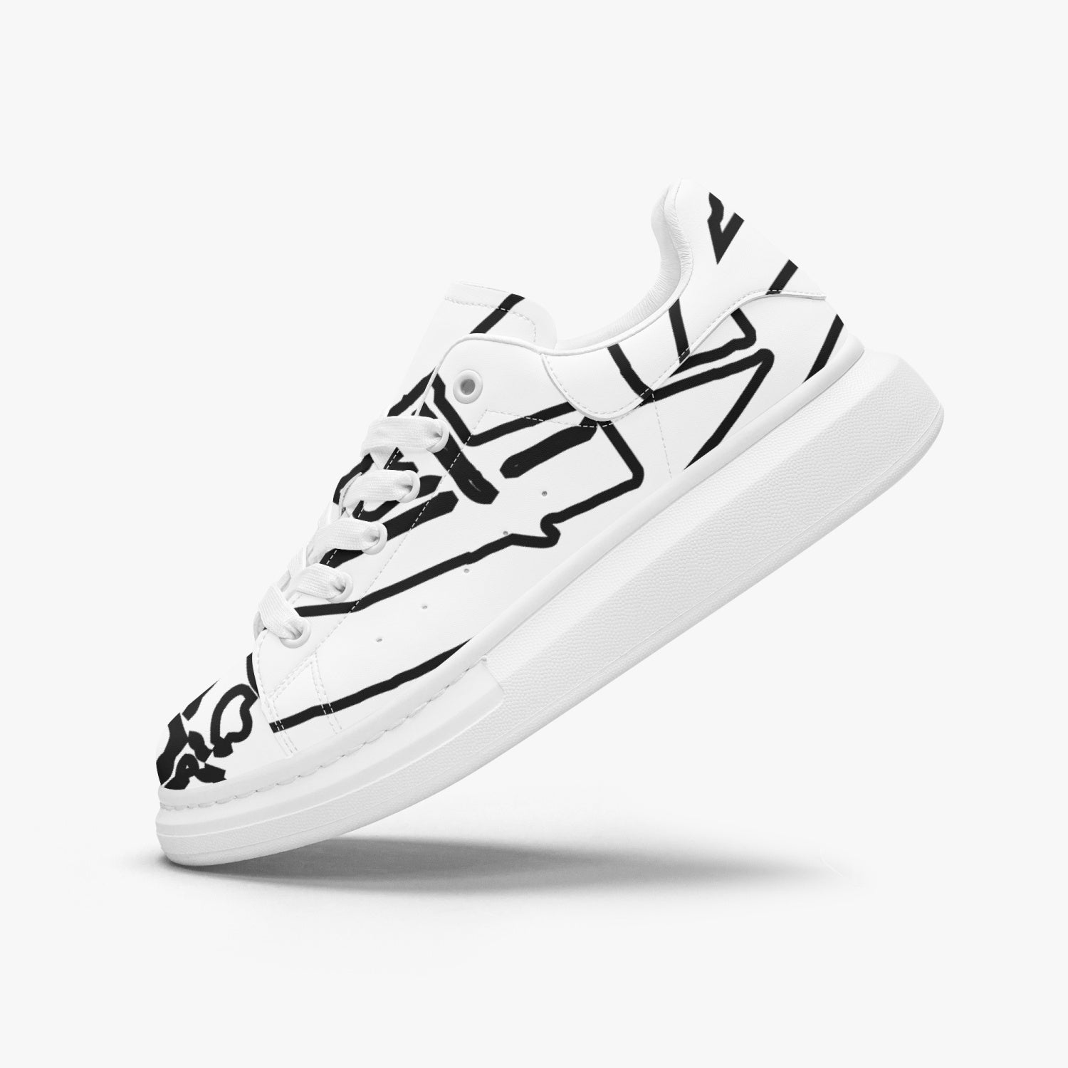 FZ Unisex Leather Oversized Sneakers - FZwear