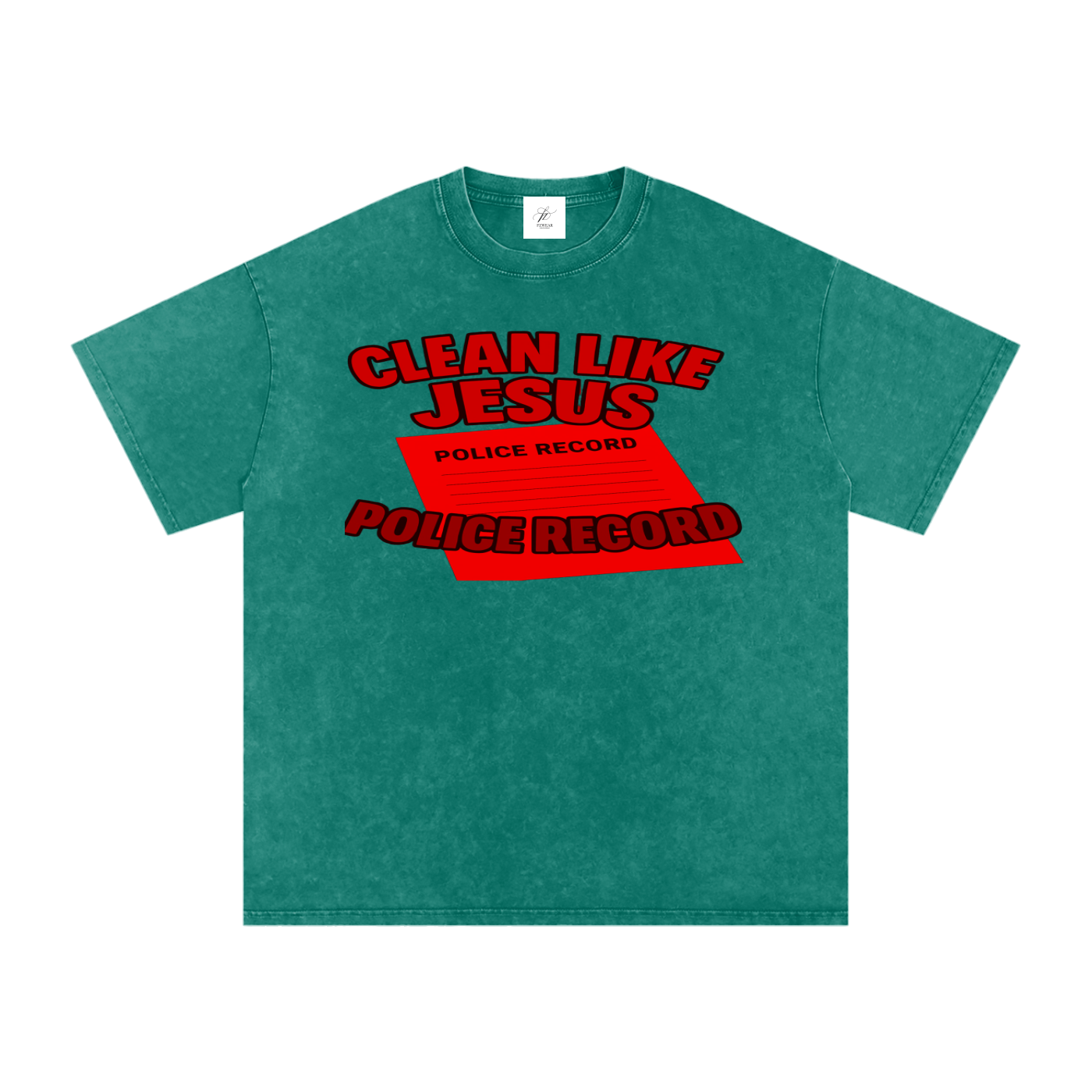 FZ Unisex Acid Wash Oversize Tee